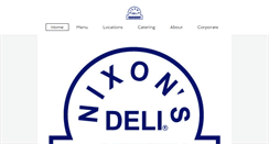 Desktop Screenshot of nixonsdeli.com