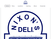 Tablet Screenshot of nixonsdeli.com
